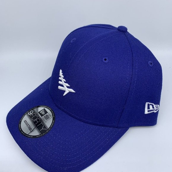 Paper Planes Roc Nation Hat Men Blue 9Forty New Era Strap Back Cap - Picture 2 of 5